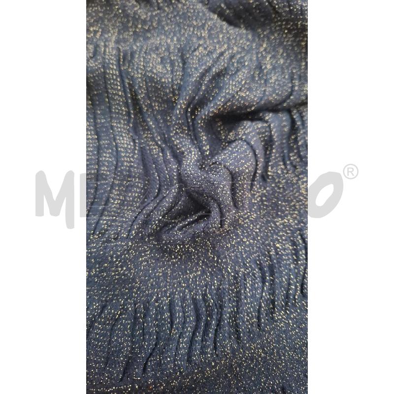 SCIARPA DONNA TWIN SET BLU BRILLANTINATA | Mercatino dell'Usato Salerno fratte 2