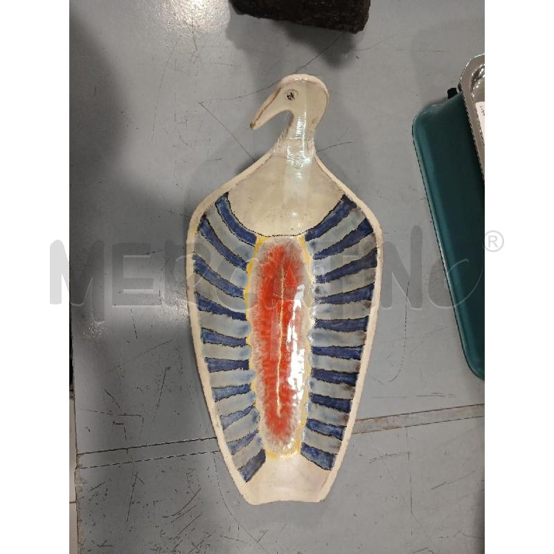 SCULTURA ANTONIO FIOCCO ANATRA CERAMICA VIETRESE DA RIV  | Mercatino dell'Usato Salerno fratte 2
