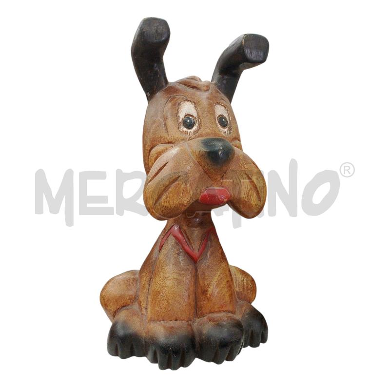 SCULTURA LEGNO CANE | Mercatino dell'Usato Salerno fratte 1
