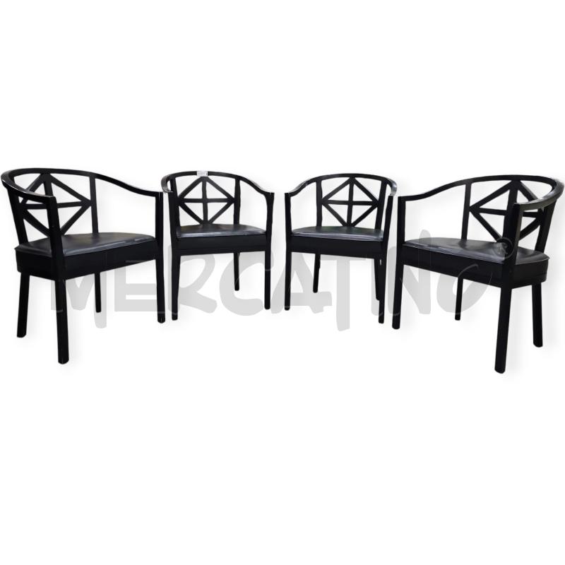 SEDIE PZ. 4 JOSEF HOFFMANN DIAMOND  | Mercatino dell'Usato Salerno fratte 1