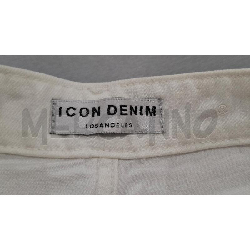 SHORTS DONNA ICON DENIM BIANCHI | Mercatino dell'Usato Salerno fratte 3