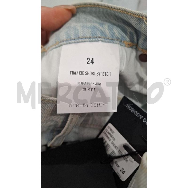 SHORTS DONNA NOBODY DENIM CARTELLINATO | Mercatino dell'Usato Salerno fratte 5
