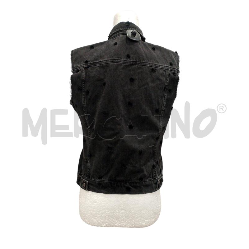 SMANICATO DONNA MAISON SCOTCH NERO JEANSATO | Mercatino dell'Usato Salerno fratte 2