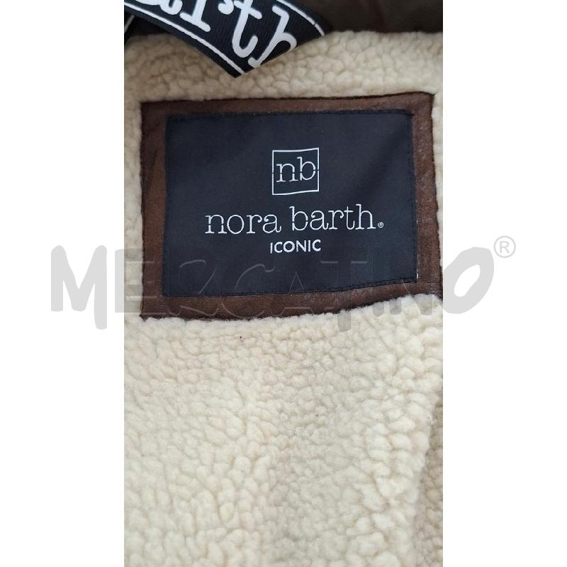 SMANICATO DONNA NORA BARTH ICONIC MARRONE LUNGO CON CAPP. | Mercatino dell'Usato Salerno fratte 3