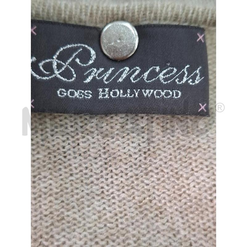 SMANICATO DONNA PRINCESS BEIGE CASHMERE E PELLICCIA CONIGLIO | Mercatino dell'Usato Salerno fratte 3