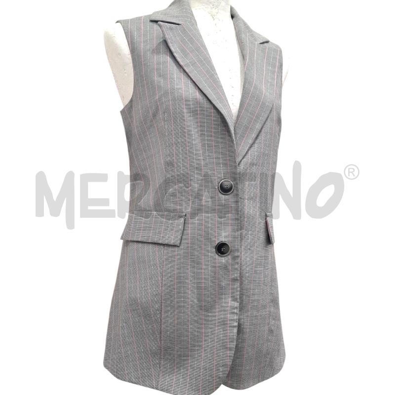 SMANICATO DONNA RINASCIMENTO GRIGIO GESSATO ROSA E GRIGIO PERLATO | Mercatino dell'Usato Salerno fratte 1