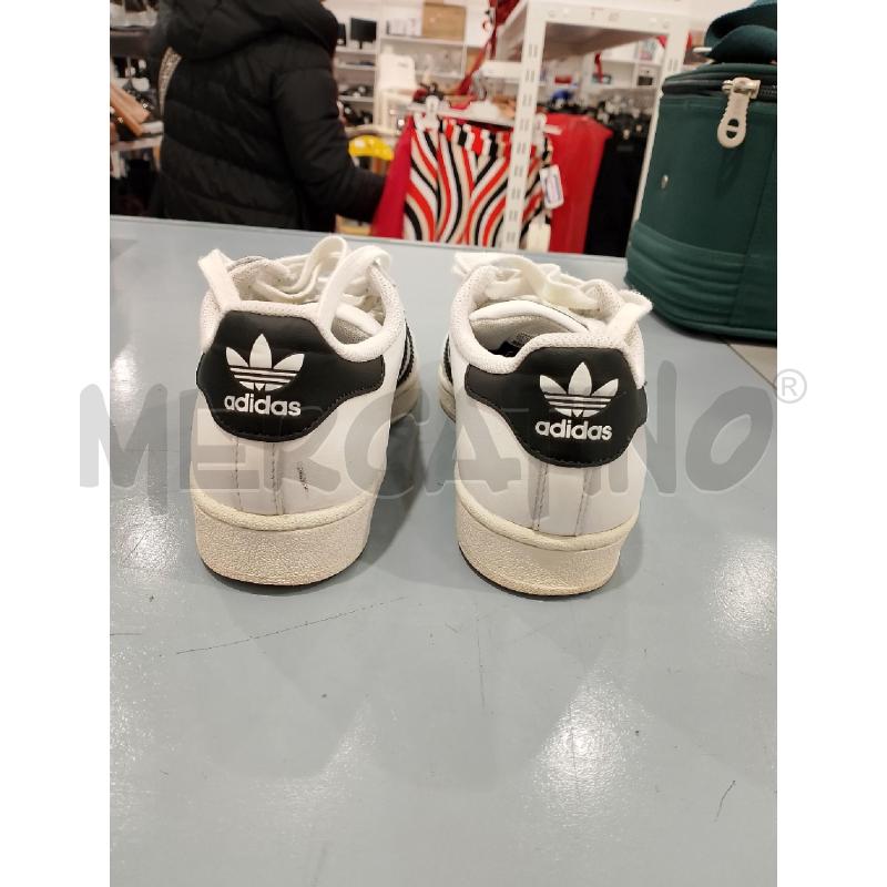SNEAKERS DONNA ADIDAS BIANCHE RICH. NERI | Mercatino dell'Usato Salerno fratte 3