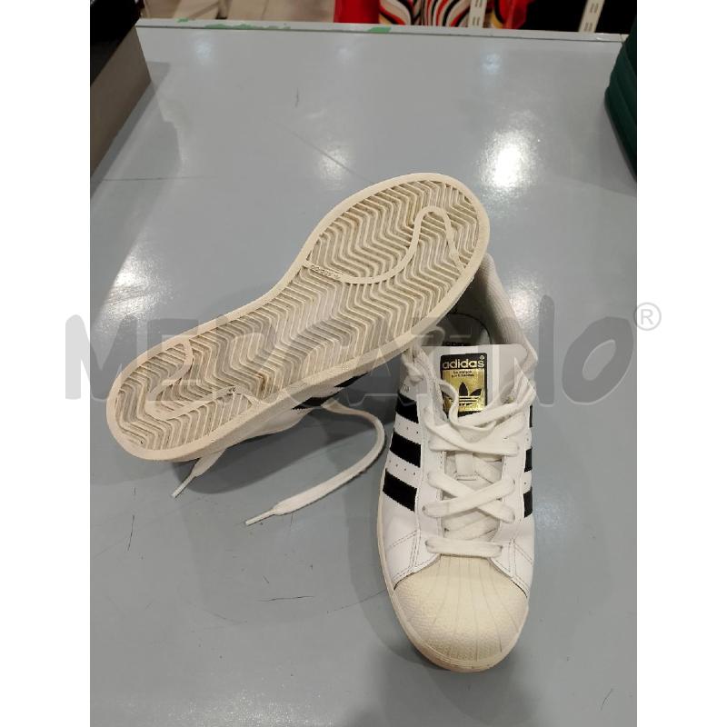 SNEAKERS DONNA ADIDAS BIANCHE RICH. NERI | Mercatino dell'Usato Salerno fratte 4