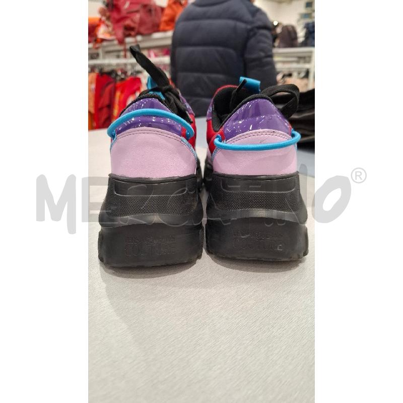 SNEAKERS DONNA COUTURE LILLA ROSSE E VIOLA | Mercatino dell'Usato Salerno fratte 3