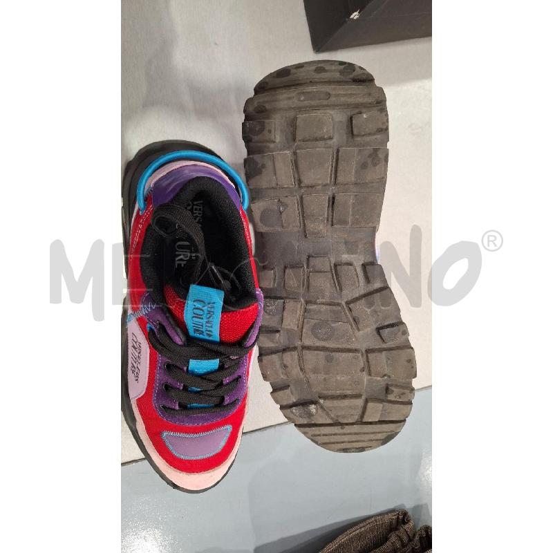 SNEAKERS DONNA COUTURE LILLA ROSSE E VIOLA | Mercatino dell'Usato Salerno fratte 4