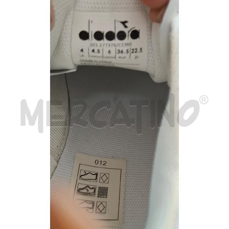 SNEAKERS DONNA DIADORA BIANCHE RICH. ROSA PESCA N. 36.5 | Mercatino dell'Usato Salerno fratte 5