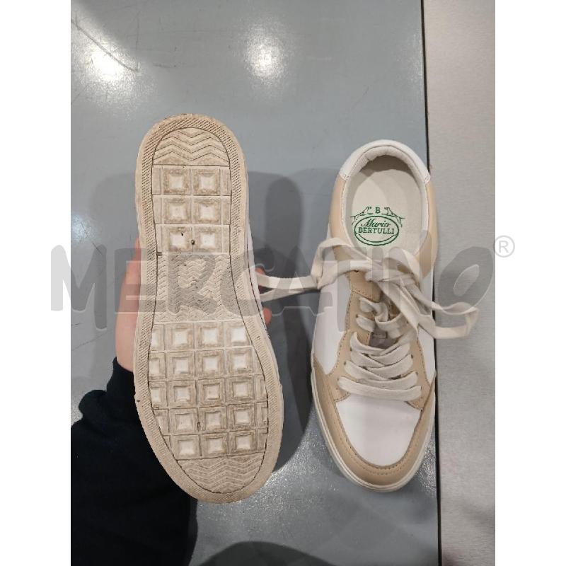 SNEAKERS DONNA MARIO BERTULLI RIALZANTI BIANCHE | Mercatino dell'Usato Salerno fratte 4