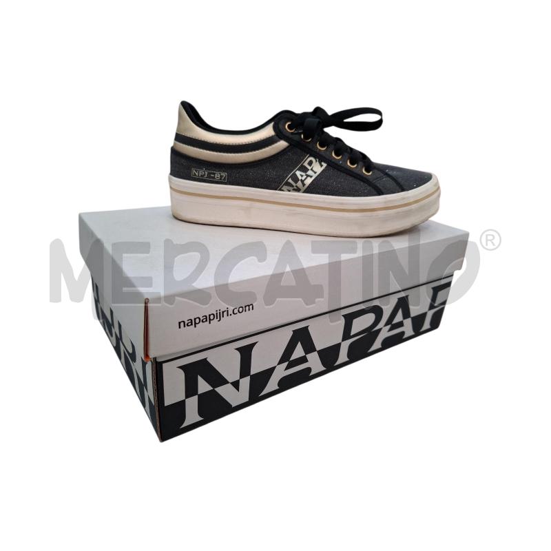 SNEAKERS DONNA NAPAPIJRI GRIGIO SCURO BRILLANTINATO | Mercatino dell'Usato Salerno fratte 1