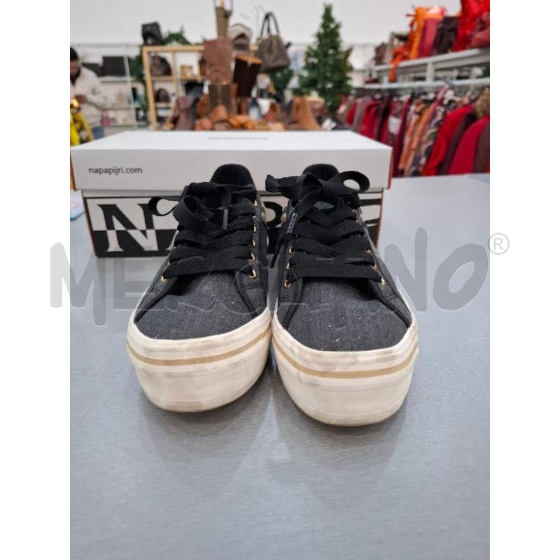 SNEAKERS DONNA NAPAPIJRI GRIGIO SCURO BRILLANTINATO | Mercatino dell'Usato Salerno fratte 2