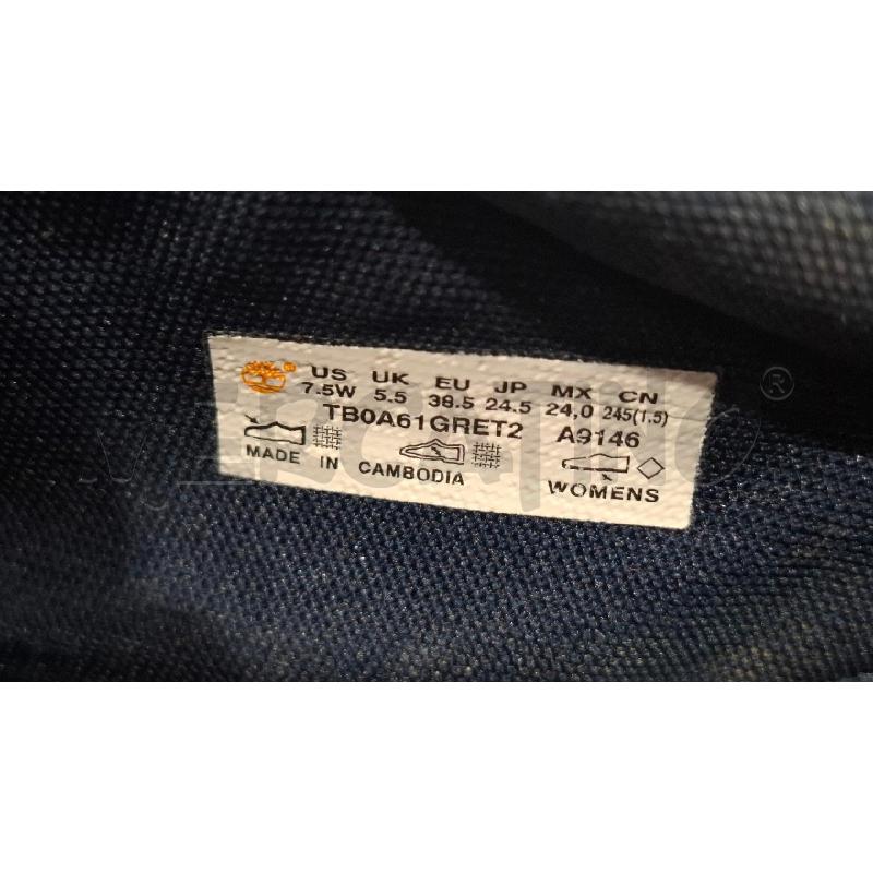 SNEAKERS DONNA TIMBERLAND BLU NAVY N. 38.5 | Mercatino dell'Usato Salerno fratte 4