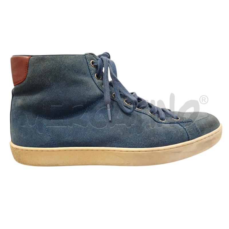 SNEAKERS UOMO GUCCI 322732 BLU N. 5 1/2 | Mercatino dell'Usato Salerno fratte 1