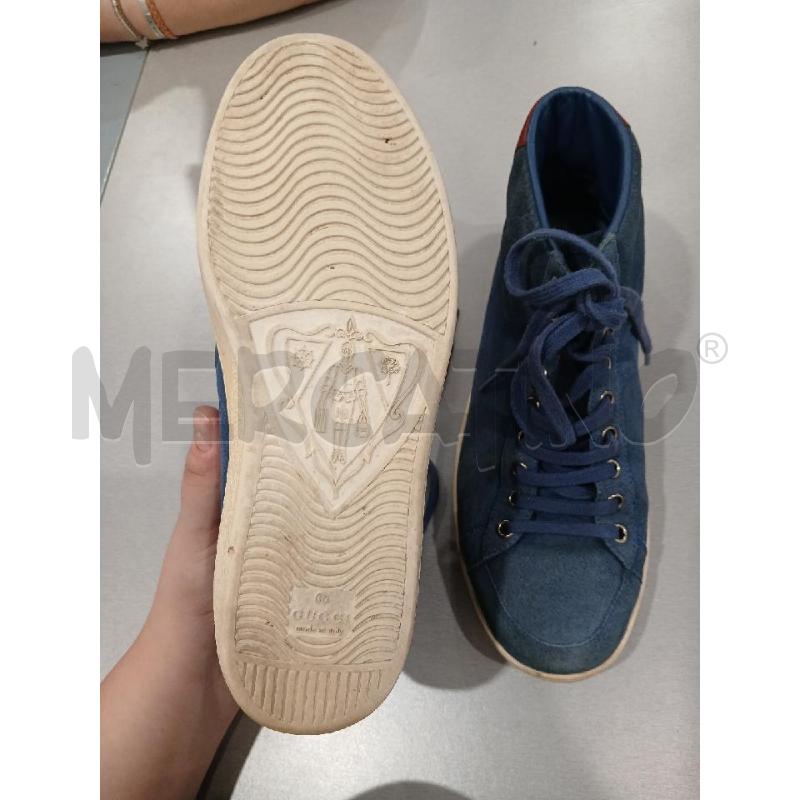 SNEAKERS UOMO GUCCI 322732 BLU N. 5 1/2 | Mercatino dell'Usato Salerno fratte 5