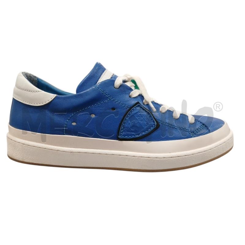 SNEAKERS UOMO PHILIPPE MODEL AZZURRE E BIANCHE N.40 | Mercatino dell'Usato Salerno fratte 1