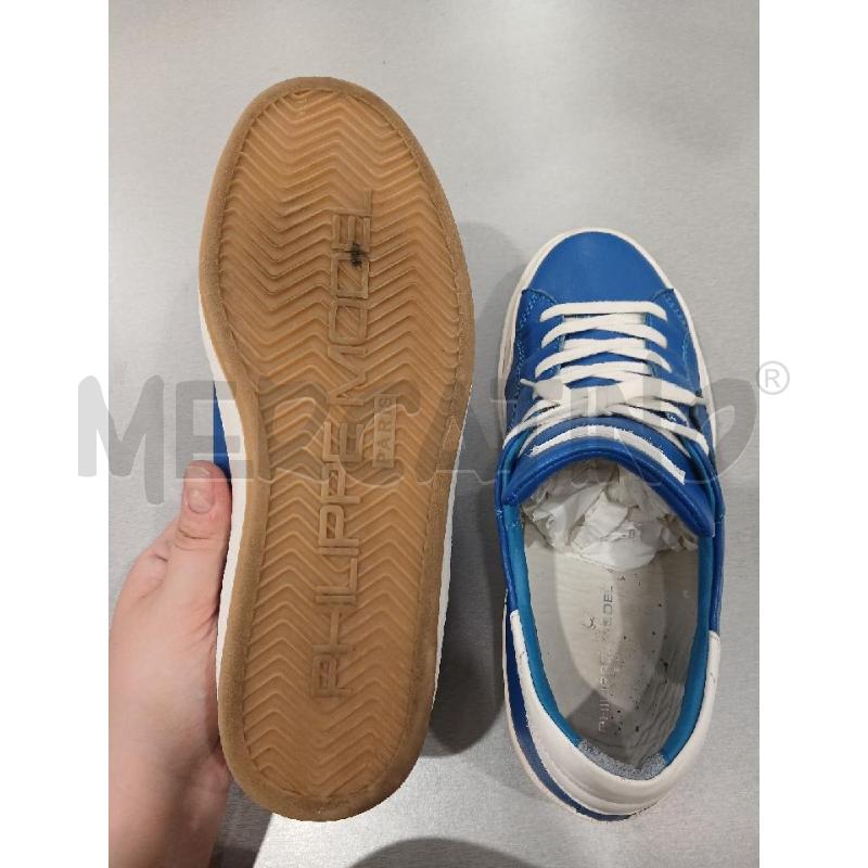 SNEAKERS UOMO PHILIPPE MODEL AZZURRE E BIANCHE N.40 | Mercatino dell'Usato Salerno fratte 5