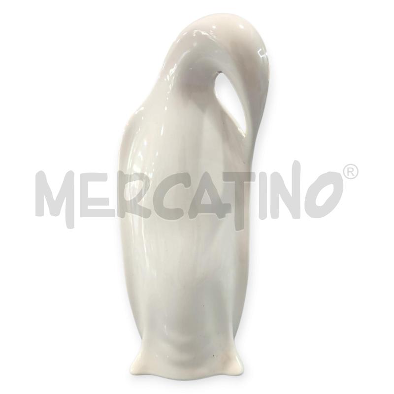 STATUA PINGUINO ERNESTINE BIANCO  | Mercatino dell'Usato Salerno fratte 1