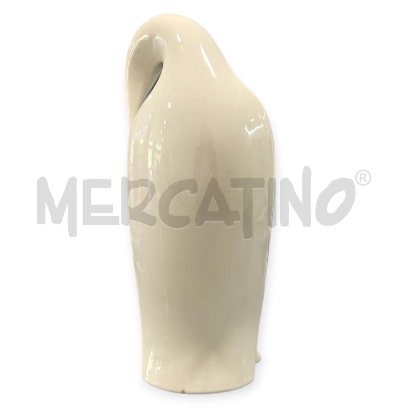STATUA PINGUINO ERNESTINE BIANCO  | Mercatino dell'Usato Salerno fratte 2