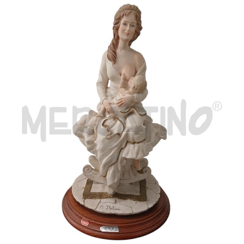 STATUETTA 35CM A.BELCARI DONNA CHE ALLATTA  | Mercatino dell'Usato Salerno fratte 1