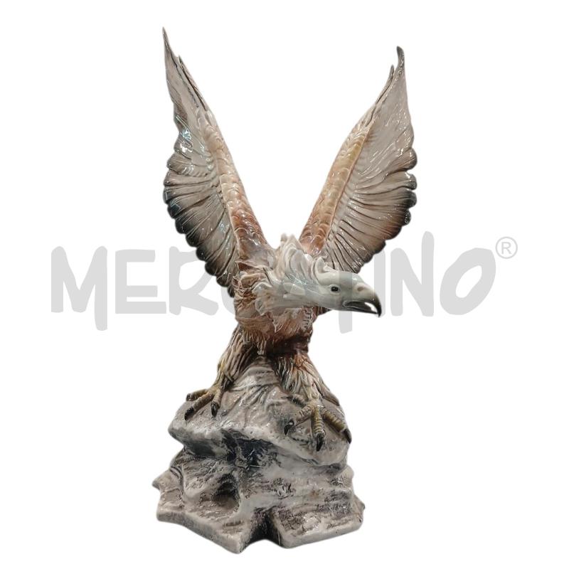 STATUETTA AQUILA CAPODIMONTE MOLLICA  | Mercatino dell'Usato Salerno fratte 1
