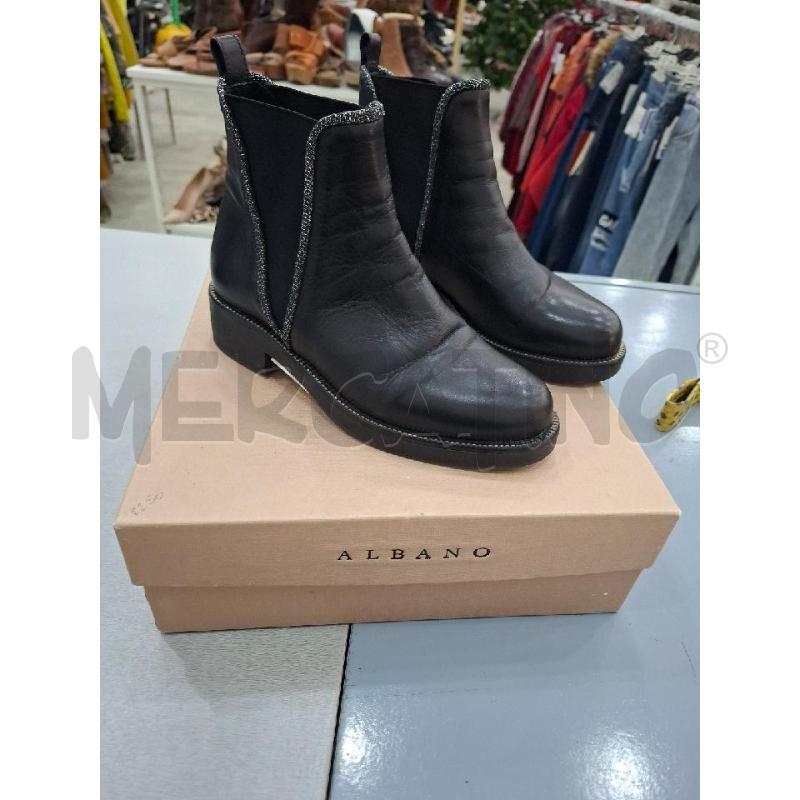 STIVALETTI DONNA ALBANO VITELLO NERI | Mercatino dell'Usato Salerno fratte 2
