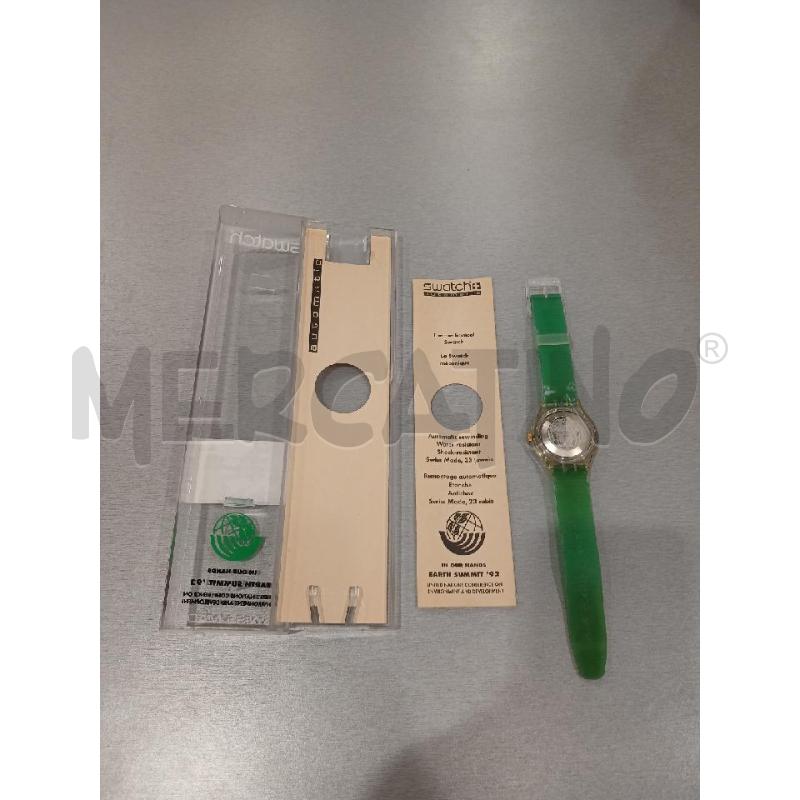 SWATCH EARTH SUMMIT 92 AUTOMATICO  | Mercatino dell'Usato Salerno fratte 5