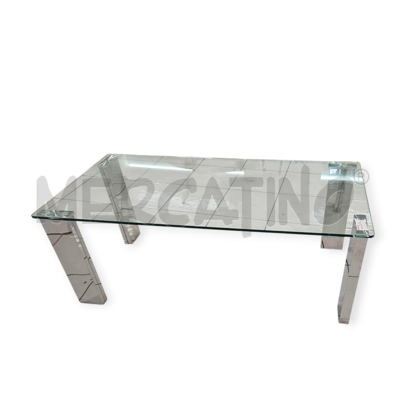 TAVOLINO 120X60 VETRO  | Mercatino dell'Usato Salerno fratte 1