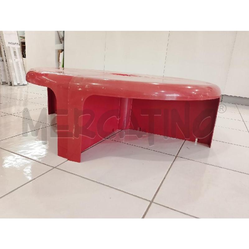 TAVOLINO BERNINI ROSSO MODULARE DA RIVEDERE  | Mercatino dell'Usato Salerno fratte 2