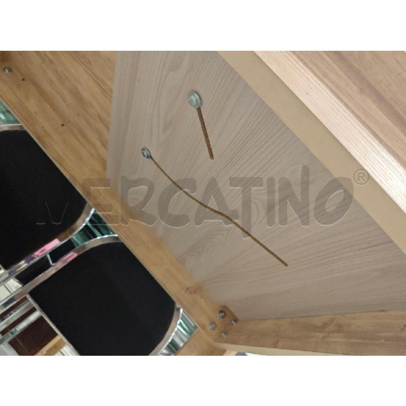 TAVOLO LEGNO RETT. NATURAL | Mercatino dell'Usato Salerno fratte 3