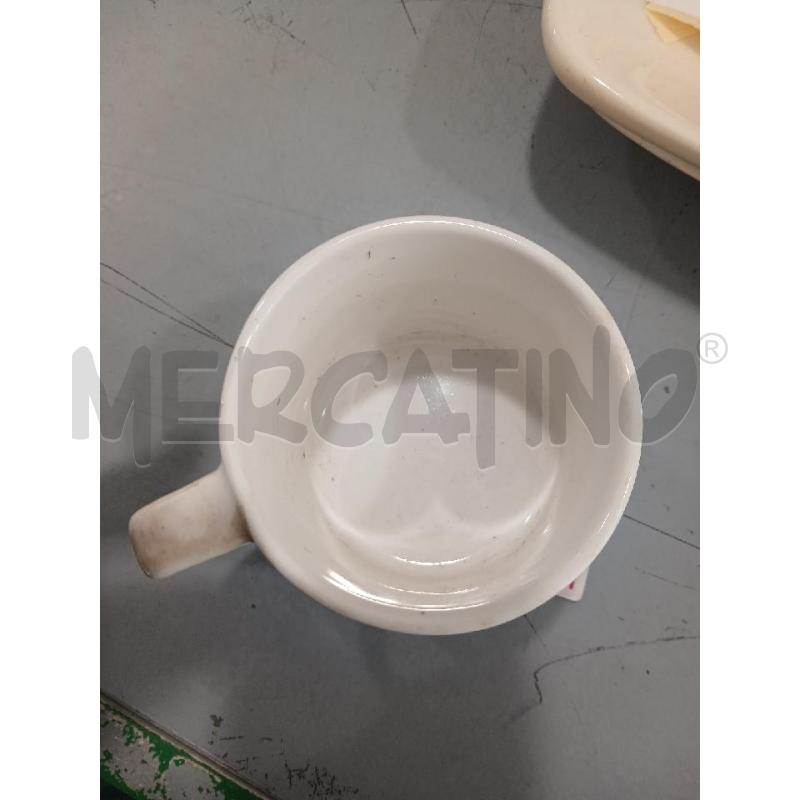 TAZZA ERNESTINE FIORI GIALLI CON PIATTO | Mercatino dell'Usato Salerno fratte 2