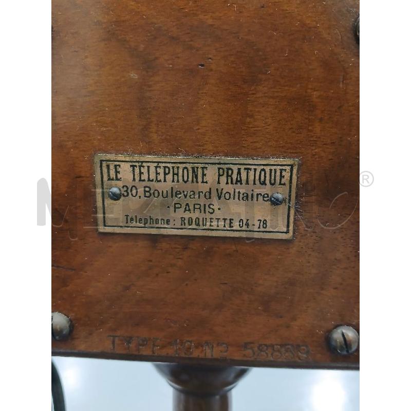 TELEFONO EURIEULT PARIS TIPO 10 - 1915 | Mercatino dell'Usato Salerno fratte 3
