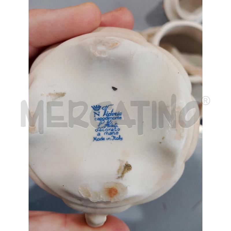 TETE A TETE CAPODIMONTE PORCELLANA ROSA | Mercatino dell'Usato Salerno fratte 3