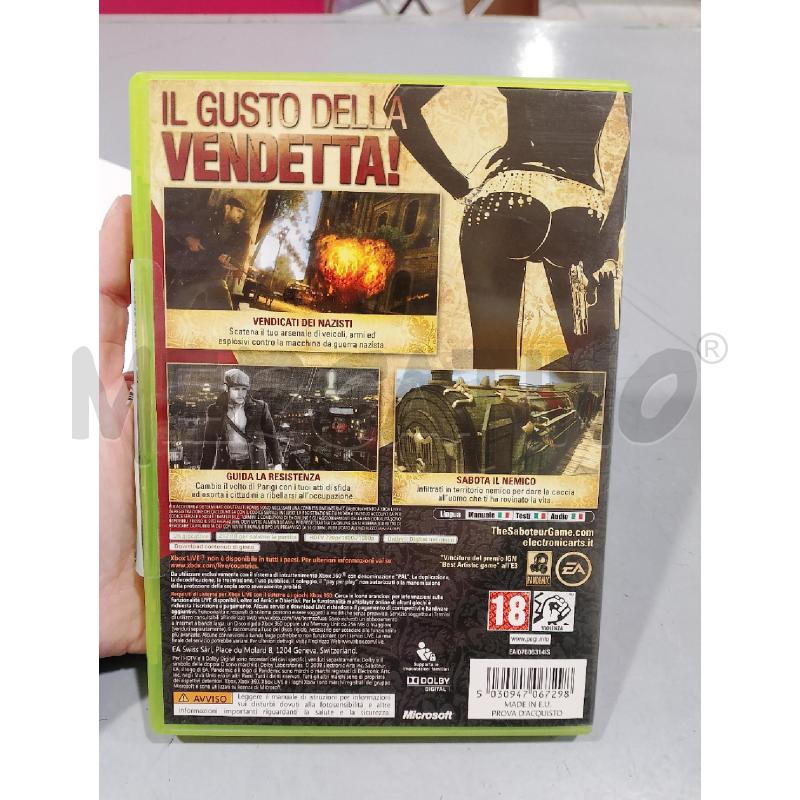 THE SABOTEUR XBOX360 | Mercatino dell'Usato Salerno fratte 2