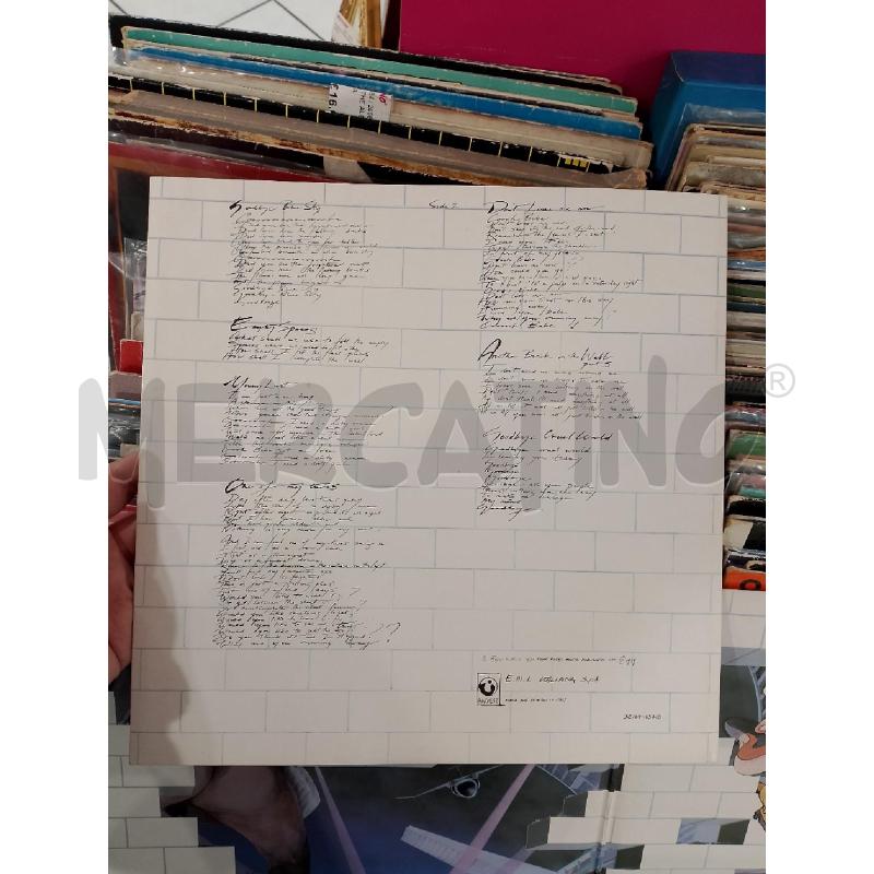 THE WALL PINK FLOYD 1979 - COVER SCRITTA | Mercatino dell'Usato Salerno fratte 4