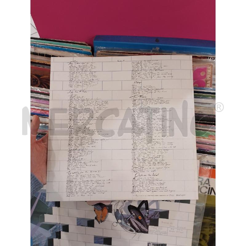 THE WALL PINK FLOYD 1979 - COVER SCRITTA | Mercatino dell'Usato Salerno fratte 5
