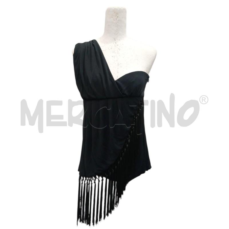 TOP ELISABETTA FRANCHI GOLD LABEL JEANS NERO | Mercatino dell'Usato Salerno fratte 1