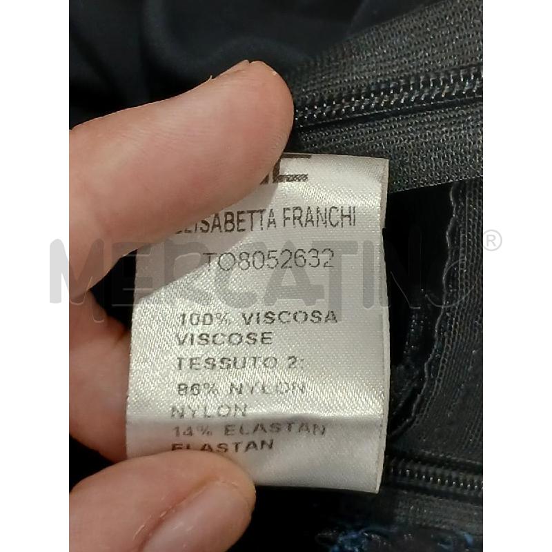 TOP ELISABETTA FRANCHI GOLD LABEL JEANS NERO | Mercatino dell'Usato Salerno fratte 4
