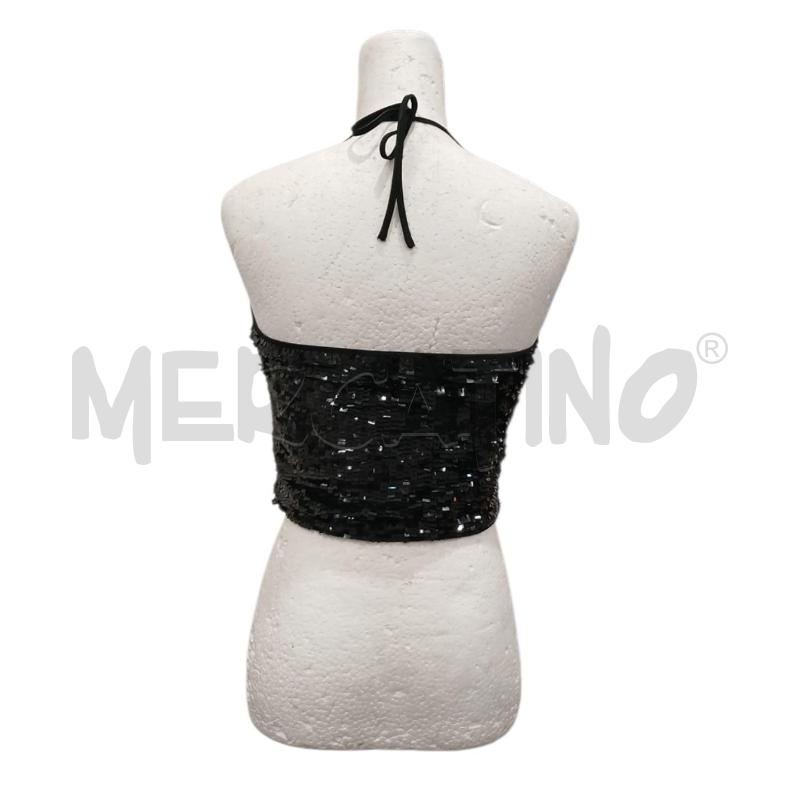 TOP PHARD PAILLETTES NERE | Mercatino dell'Usato Salerno fratte 2