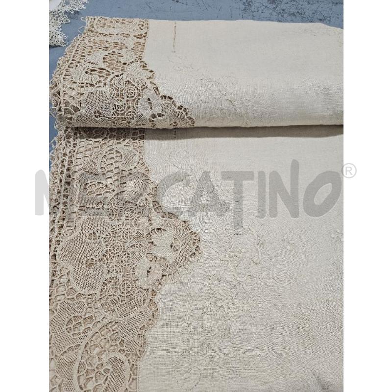TOVAGLIA BURANO 12 PX CON TOVAGLIOLI IN MISTO LINO | Mercatino dell'Usato Salerno fratte 4