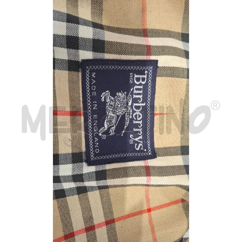 TRENCH UOMO BURBERRYS MARRONCINO TG.56 SHORT | Mercatino dell'Usato Salerno fratte 2