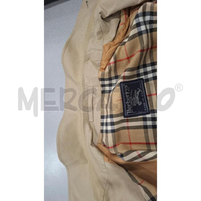 TRENCH UOMO BURBERRYS MARRONCINO TG.56 SHORT | Mercatino dell'Usato Salerno fratte 3