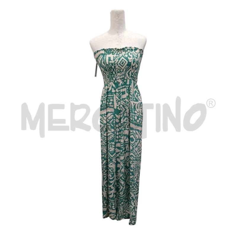 TUTA DONNA PDK VERDE ACQUA FANTASIA BIANCA TG. M | Mercatino dell'Usato Salerno fratte 1