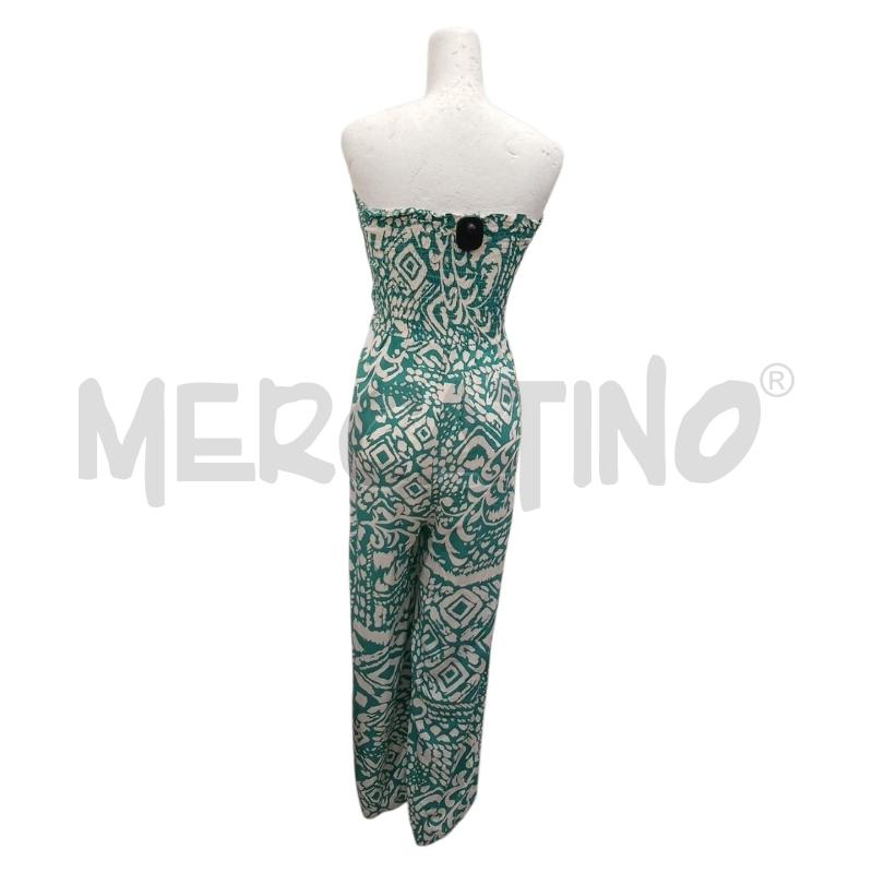 TUTA DONNA PDK VERDE ACQUA FANTASIA BIANCA TG. M | Mercatino dell'Usato Salerno fratte 2