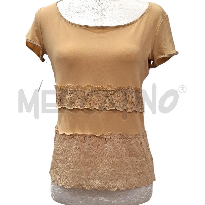 T SHIRT/SOTTOVESTE DONNA MOSCHINO JEANS BEIGE | Mercatino dell'Usato Salerno fratte 1