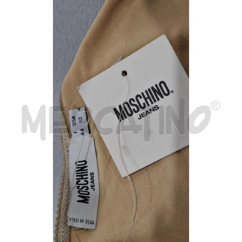 T SHIRT/SOTTOVESTE DONNA MOSCHINO JEANS BEIGE | Mercatino dell'Usato Salerno fratte 3