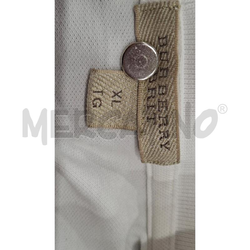 T SHIRT DONNA BARBERRY BRIT BIANCA | Mercatino dell'Usato Salerno fratte 3