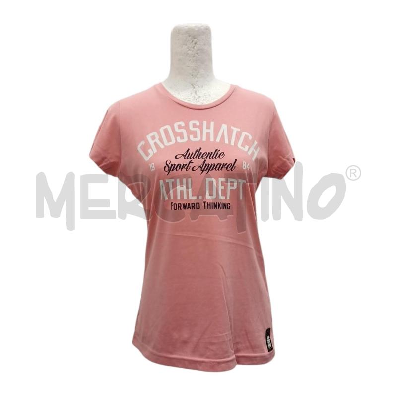 T SHIRT DONNA BLACK LABEL ROSA  | Mercatino dell'Usato Salerno fratte 1